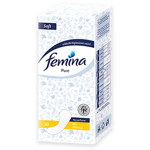 Femina Pure, Wkładki higieniczne nieperfumowane `Normal`