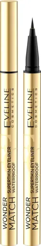 Eveline Cosmetics Wonder Match, Superthin Eyeliner Waterproof (Wodoodporny eyeliner z cienką końcówką)