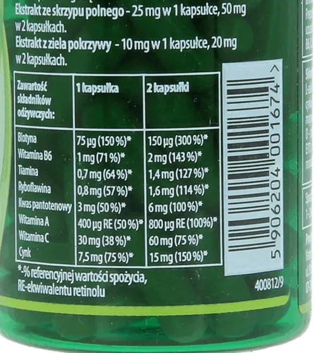 Skrzypovita Zdrowe włosy, skóra, paznokcie - 4