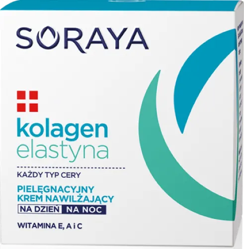 Soraya Kolagen + Elastyna Pielęgnacyjny krem nawilżający na dzień i na noc