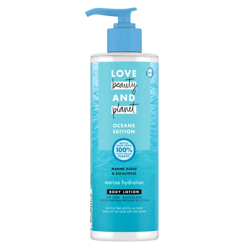 Love Beauty and Planet Oceans Edition, Marine Hydration, Body Lotion (Nawilżający balsam do ciała `Algi morskie i eukaliptus`) - 1