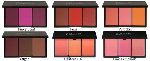 Sleek Make Up Blush by 3 (Potrójny róż do policzków) - 2