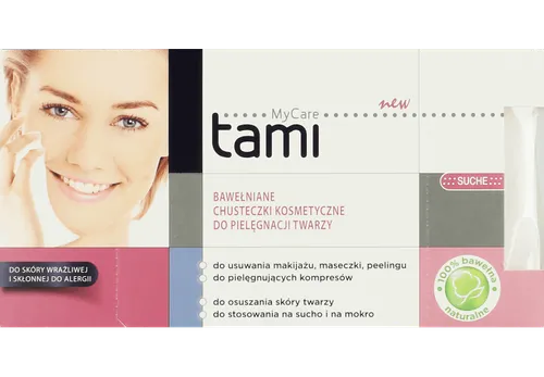 Tami My Care, Bawełniane chusteczki kosmetyczne do pielęgnacji twarzy - 1