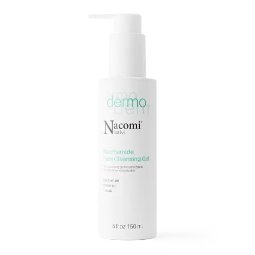Nacomi Next Lvl. Dermo, Niacynamide Face Cleansing Gel (Oczyszczający żel do  mycia twarzy)
