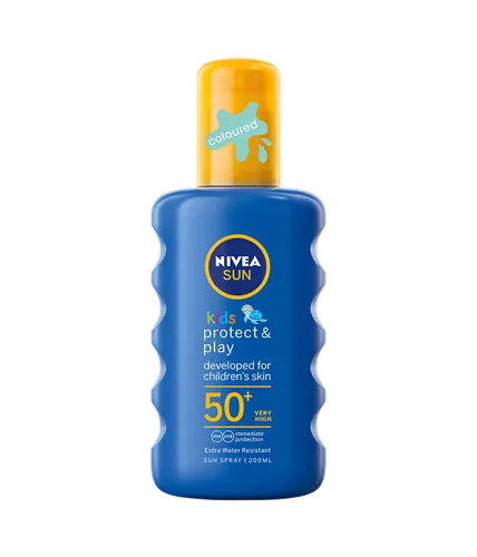 Nivea Sun Kids Protect & Play, Spray koloryzujący SPF 50+