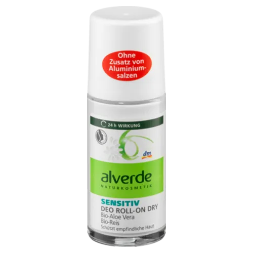 Alverde Sensitiv Deo Roll - On Dry (Łagodny deozodrant w kulce)
