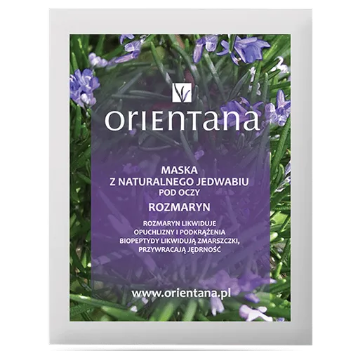 Orientana Maska z jedwabnej tkaniny pod oczy `Rozmaryn` - 3