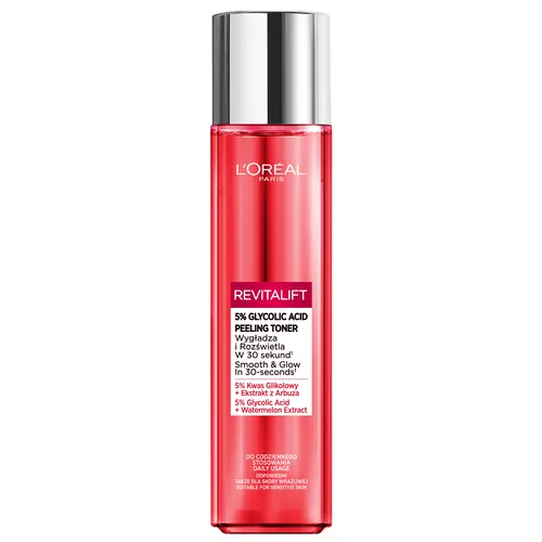 L'Oreal Paris Revitalift 5% Glycolic Acid Peeling Toner (Złuszczający tonik z kwasem glikolowym) - 1