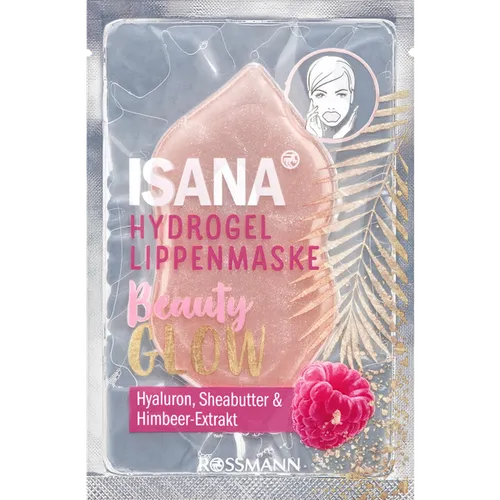 Isana Beauty Glow Hydrogel Lippenmaske (Maska hydrożelowa na usta)