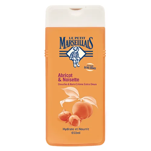 Le Petit Marseillais Douche & Bain Creme Extra Doux Abricot & Noisette (Kremowy żel 2w1 pod prysznic i do kąpieli `Morela i orzech`) - 1