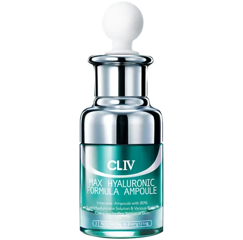 Cliv Premium Max Hyaluronic Formula Ampoule (Intensywnie nawilżająca hialuronowa ampułka do twarzy)