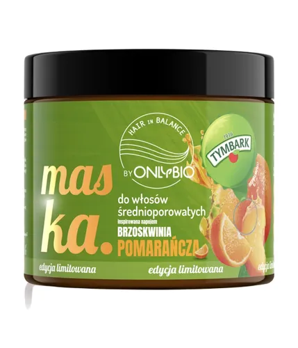 OnlyBio Hair Balance, Maska do włosów średnioporowatych (różne zapachy) - 5