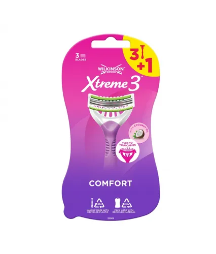 Wilkinson Xtreme 3 Comfort with Coconut Oil, Maszynki do golenia