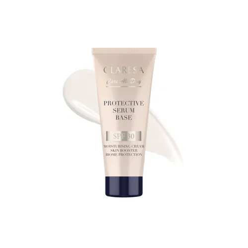 Claresa Care All Day, Protective Serum Base SPF30 (Nawilżająca serum baza do twarzy z filtrem SPF30)