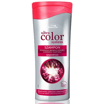 Joanna Ultra Color System, Szampon do włosów rudych, czerwonych i kasztanowych - 3
