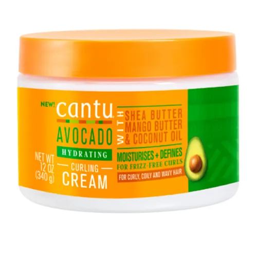 Cantu Avocado, Curling Cream (Nawilżający krem do fal i loków)
