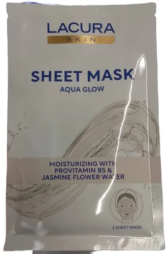 LaCura Skin, Aqua Glow, Shet Mask (Nawilżająca maska w płachcie)