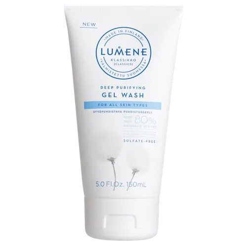 Lumene Klassikko, Deep Purifying Gel Wash (Głęboko oczyszczający żel do twarzy)