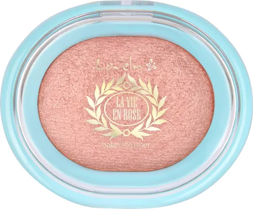 Lovely La Vie En Rose, Baked Blusher (Rozświetlający wypiekany róż do policzków) - 3