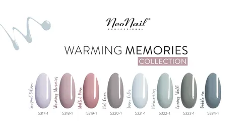 NeoNail Warming Memories Collection, Lakiery hybrydowe - 2