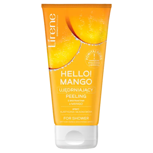Lirene Dermoprogram Hello! Mango, Ujędrniający peeling z ekstraktami z mango
