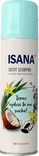Isana Wow! Tolles Haar! Trockenshampoo (Suchy szampon o kwiatowo- egzotycznym zapachu `Teraz to ujdzie na sucho! `) - 1