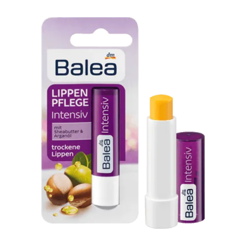 Balea Lippen Pflege Intensiv mit Sheabutter & Arganol (Intensywnie pielęgnująca pomadka do ust)