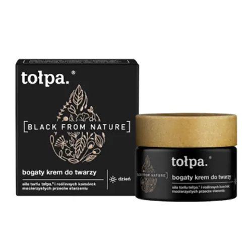 Tołpa Black From Nature, Bogaty krem do twarzy na dzień