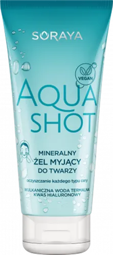 Soraya Aqua Shot, Mineralny żel myjący do twarzy