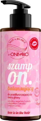 OnlyBio Hair Balance, Szampon balansujący do przetłuszczającej się skóry głowy (różne zapachy) - 1