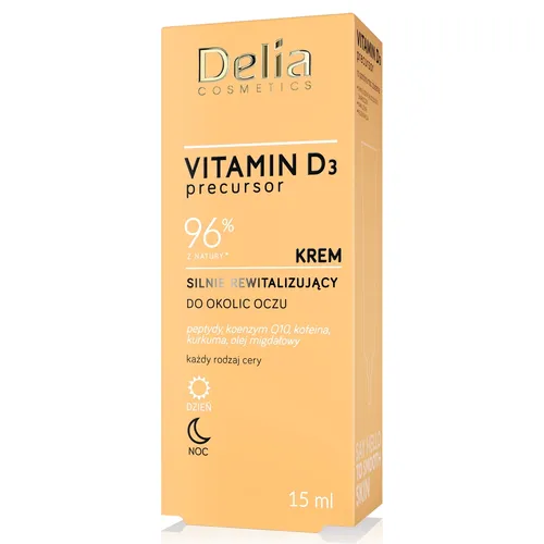 Delia Vitamin D3 Precursor, Krem silnie rewitalizujący do okolic oczu
