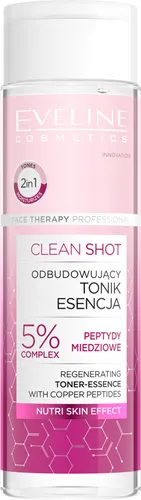 Eveline Cosmetics Face Therapy Professional, Clean Shot, Odbudowujący tonik esencja