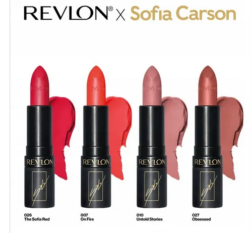 Revlon Revlon x Sofia Carson, Super Lustrous Mattes Lipstick (Pomadka do ust) - 2