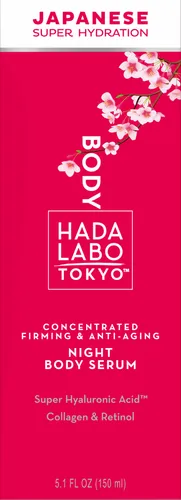Hada Labo Tokyo Japanese Super Hydration, Concentrated Firming & Anti-aging Night Body Serum (Skoncentrowane ujędrniające i odmładzające serum do ciała na noc)