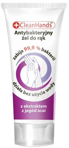 CleanHands Antybakteryjny żel do rąk z ekstraktem z jagód acai