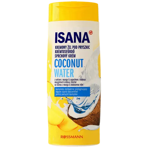 Isana Coconut Water mit Mangosaft und Kokos- Duft Cremedusche (Kremowy żel pod prysznic z wodą kokosową i sokiem z mango) - 1