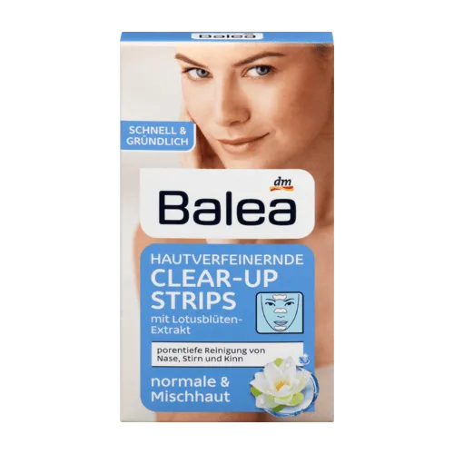 Balea Clear-Up Strips (Plastry oczyszczające do cery normalnej i mieszanej)