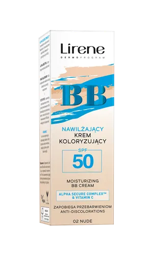 Lirene Dermoprogram Nawilżający krem koloryzujący BB SPF 50 - 3