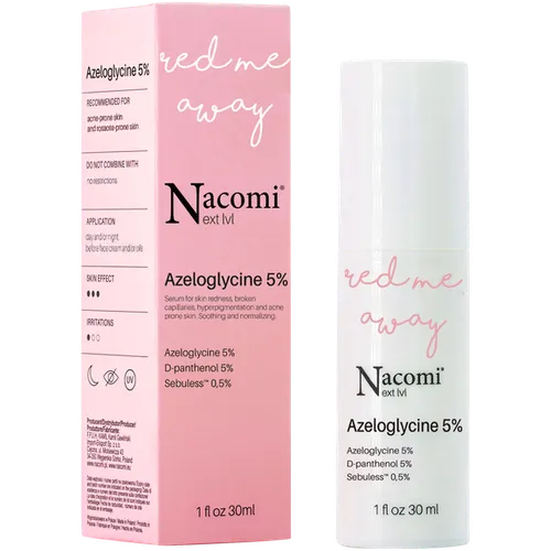 Nacomi Next Lvl, Red Me Away Azeloglycine 5% Serum (Serum z 5% azeloglicyny)