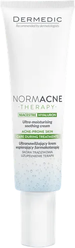 Dermedic Normacne Preventi, Ultra Moisturising Soothing Cream (Ultranawilżający krem wspierający farmakoterapię)