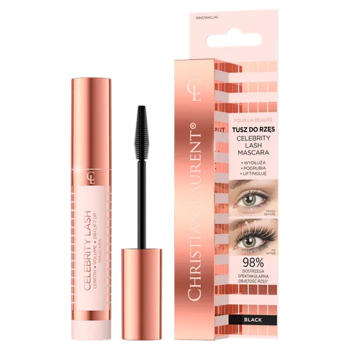 Christian Laurent Pour la Beaute Celebrity Lash Mascara (Pogrubiająco-wydłużająco-liftingujący tusz do rzęs) - 1