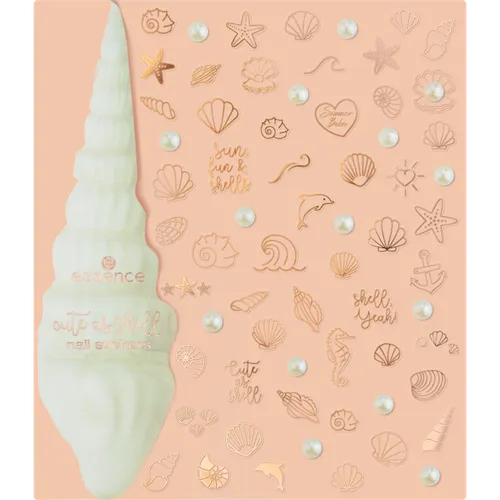 Essence Cute as Shell, Nail Stickers (Naklejki do paznokci)