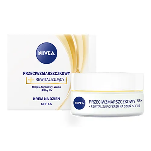 Nivea Przeciwmarszczkowy rewitalizujący krem na dzień 55+