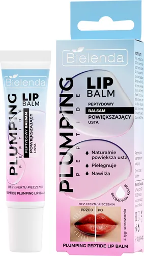 Bielenda Plumping Peptide Lip Balm (Peptydowy balsam powiększający usta)