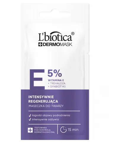 L'biotica Dermomask, Intensywnie regenerująca maseczka do twarzy