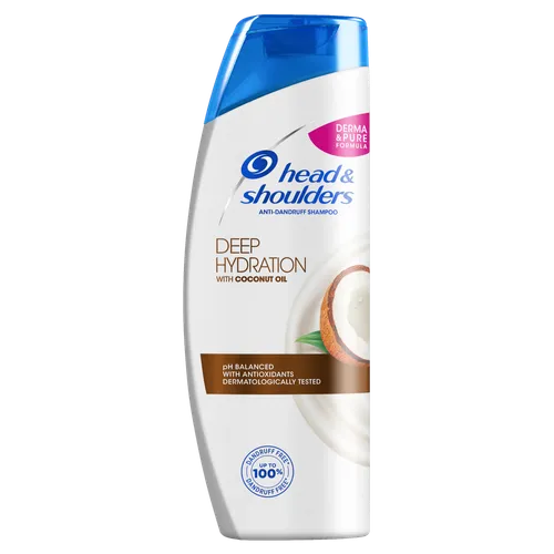 Head & Shoulders Deep Hydration with Coconut Oil, Shampoo (Szampon przeciwłupieżowy z olejem kokosowym)