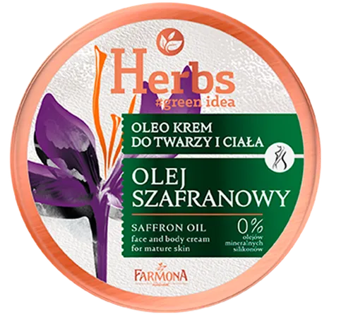 Herbs Oleo krem do twarzy i ciała do skóry dojrzałej `Olej szafranowy`