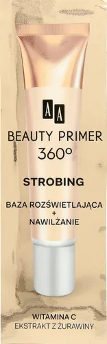 AA Beauty Primer 360, Strobing, Baza rozświetlająca + nawilżanie