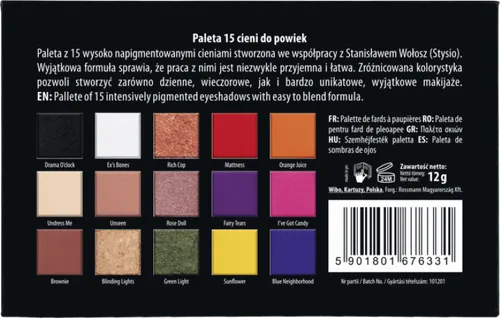 Wibo Wibo x Stysio, Eyeshadow Palette Classy or Sassy (Paleta cieni do powiek) - 2