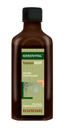 Farmec Gerovital, Treatment Expert, Petroleum Regenerating Lotion (Lotion regenerujący do włosów z naftą kosmetyczną)
